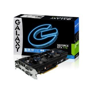 Galaxy GeForce GTX 770 GC 2GB GDDR5 PCI Express 3.0 DVI/DVI/HDMI/DP SLI Ready Graphics Card 77XPH6DV6KXZ Computers & Accessories