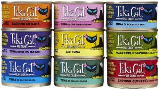 Tiki Cat Gourmet Whole Food 12 Pack King Kamehameha Luau 9 Flavor Variety Pack Pet Food : Canned Wet Pet Food : Pet Supplies