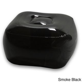 Smoke Black Inflatable Bubble Ottoman