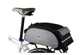 Arctic Biker Outdoor Sport 13L ROSWHEEL Bicycle Bag, Bike Rear Seat Pannier, For Better Cycling, Black, 13L: Sports & Outdoors
