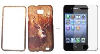 Samsung Galaxy s2 / sii sgh i777 Camouflage Camo Hunting Deer case cover ( FREE Anti Glare Screen Protector ): Cell Phones & Accessories