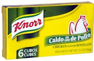 Knorr Chicken Bouillon Cubes, 2.3 Ounce Boxes (Pack of 24) : Packaged Chicken Bouillons : Grocery & Gourmet Food