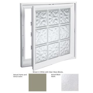 Hy Lite 21 1/2 in x 45 1/2 in Design Series Vinyl Double Pane New Construction Casement Window