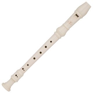 Ravel Ivory Recorder W/ Cleaning Rod And Bag