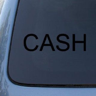 JOHNNY CASH   Vinyl Car Decal Sticker #1852  Vinyl Color: Black: Automotive