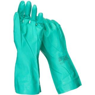 Ansell Sol Vex 37 145 Nitrile Glove, Chemical Resistant, Straight Cuff, 13" Length, 11 mils Thick, X Large (Pack of 12 Pairs): Chemical Resistant Safety Gloves: Industrial & Scientific