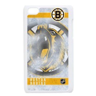 Boston Hockey Superstar Team NHL Boston Bruins Ipod Touch 4 Hard Plastic Back Case Cover: Cell Phones & Accessories