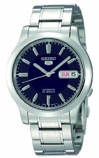 Seiko Men's SNK793 "Seiko 5" Stainless Steel Blue Dial Automatic Watch Seiko Watches