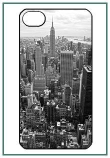Manhattan New York City NY US iPhone 4s iPhone4s Black Case Cover Protector Bumper: Cell Phones & Accessories