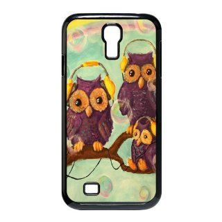 Hipster Owl Case Cover Skin for SamSung Galaxy S4 I9500 with retail packages Free Screen protector: Cell Phones & Accessories