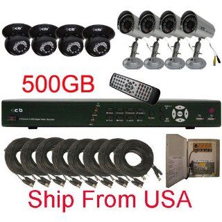 CIB K808W500G8653 8401 8CH Network Security Surveillance DVR 500GB 8 CCD Came: Digital Surveillance Recorders : Camera & Photo