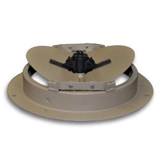 Truaire C801 06 6 Inch(Duct Opening Measurements) Round Ceiling Air Damper, Brown    