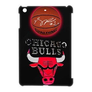 Chicago Bulls NBA BasketBall Club Pattern Hard Cover Case For Ipad Mini derrick rose: Cell Phones & Accessories
