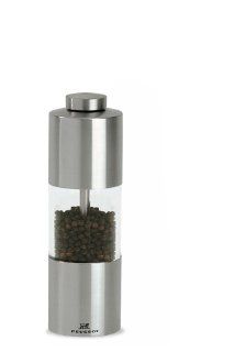 Peugeot Amiens Tall Stainless Steel Pepper Mill Peppermill: Kitchen & Dining