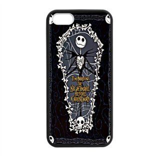 Gift For Xmas Disney's Classic Animated Film "The Nightmare Before Christmas" Iphone 5 Or 5S Laser Technology Best Rubber+PVC Case By Funny Phone Case Cell Phones & Accessories