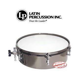 Latin Percussion Drumset Timbales 13 Shell 4 Deep Black Nickel LP813 BN: Musical Instruments