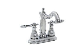Premier 120335LF Chrome Charlestown Charlestown Centerset Bathroom Faucet with Brass Pop Up Drain 120335LF   Bathroom Sink Faucets  