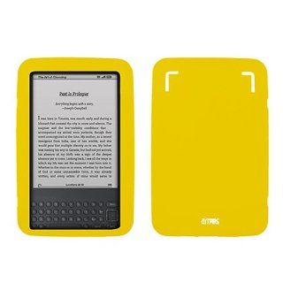 Yellow Soft Silicone Gel Skin Case Cover for  Kindle 3 Cell Phones & Accessories