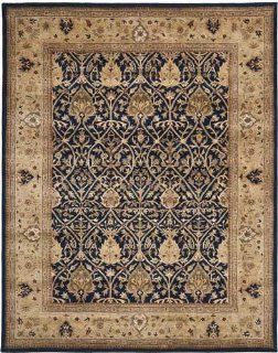 Safavieh PL819C 4 Persian Legend Collection Handmade Blue and Gold New Zealand Wool Area Rug, 4 Feet by 6 Feet  