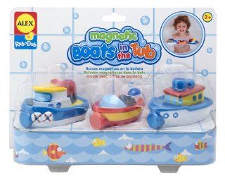 ALEX Toys  Bathtime Fun Magnetic Boats In The Tub (3) 823W: Toys & Games