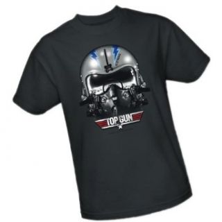Iceman Helmet    Top Gun Adult T Shirt: Clothing