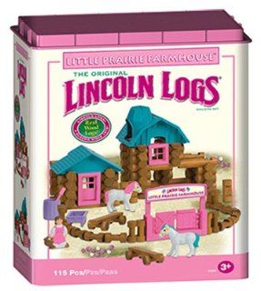 Lincoln Logs Little Prairie Farmhouse Building Set: Toys & Games