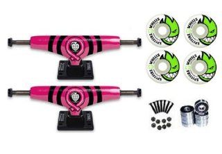 Thunder Chris Cole Cure 145mm High Trucks Skateboard Package Spitfire Wheels 53mm Abec 7 Bearings : Sports & Outdoors
