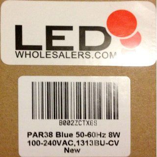 LEDwholesalers 1313BU 8 Watt PAR38 Blue LED High Power Grow Light Bulb (Discontinued by Manufacturer) : Led Household Light Bulbs : Patio, Lawn & Garden