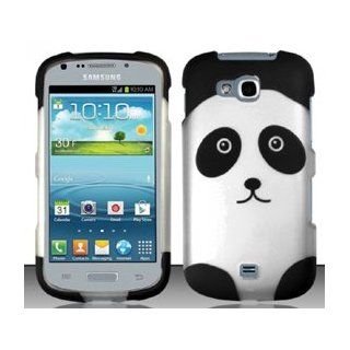 4 Items Combo For Samsung Galaxy Axiom R830 (US Cellular) Panda Bear Design Snap On Hard Case Protector Cover + Car Charger + Free Stylus Pen + Free 3.5mm Stereo Earphone Headsets: Cell Phones & Accessories