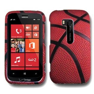 CoverON Slim Hard Case for Nokia Lumia 822 with Cover Removal Tool   (Basketball): Cell Phones & Accessories