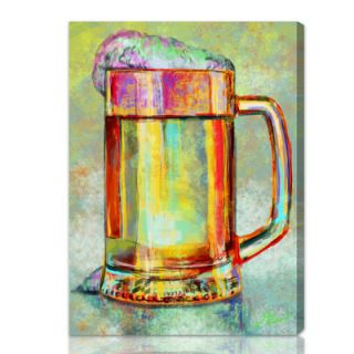 Oliver Gal Beer Mug Painting Print on Canvas 10258 Size: 12 x 16