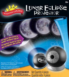 POOF Slinky 06600BL Scientific Explorer Lunar Eclipse Projector with Moon Phase Dial and Timer for Wall or Ceiling Viewing: Toys & Games