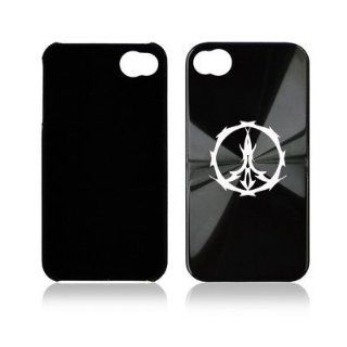 Apple iPhone 4 4S 4G Black A415 Aluminum Hard Back Case Barbed Wire Peace Sign: Cell Phones & Accessories