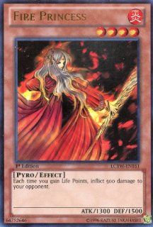 Yu Gi Oh!   Fire Princess (LCYW EN161)   Legendary Collection 3: Yugi's World   1st Edition   Ultra Rare: Toys & Games