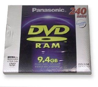 Panasonic LM AD240U 9.4GB DVD RAM Disc for Video Recording: Computers & Accessories