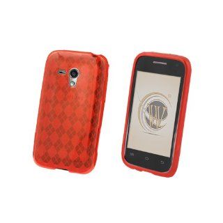 Red Check TPU Protector Case for Samsung Galaxy Rush SPH M830: Cell Phones & Accessories