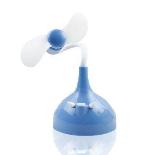 Blue Colorful Soft Blades Usb Or Battery Operated Cooling Fan: Computers & Accessories