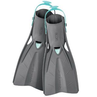 New AERIS Accel Open Heel Scuba Diving & Snorkeling Travel Fins   Black with Teal Straps (Size XL/2XL 12+) : Diving Swim Fins : Sports & Outdoors