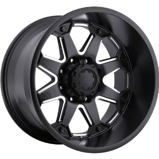 Ultra Bolt 20 Satin Black Wheel / Rim 8x6.5 with a  6mm Offset and a 125.2 Hub Bore. Partnumber 198 2181BM Automotive