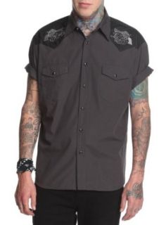Rock Steady Hard Luck Short Sleeved Western Woven Size : Small at  Mens Clothing store: Button Down Shirts