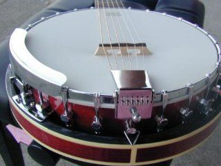 Berkeley 6 String Banjo or Banjitar (Banjo+guitar) Remo: Musical Instruments