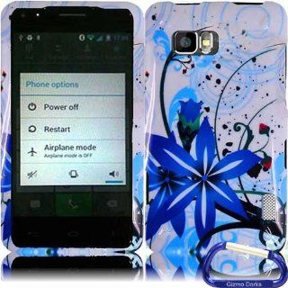 Gizmo Dorks Hard Skin Snap On Case Cover for the LG Mach LS860, Blue Splash: Cell Phones & Accessories