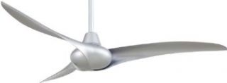 Minka Aire F843 SL, Wave Silver 52" Ceiling Fan with Remote Control    