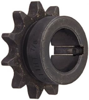 Martin Roller Chain Sprocket, Hardened Teeth, Bored to Size, Type B Hub, Single Strand, 40 Chain Size, 0.5" Pitch, 12 Teeth, 1" Bore Dia., 2.166" OD, 1.5625" Hub Dia., 0.284" Width: Industrial & Scientific