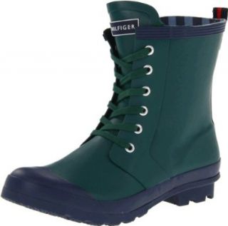 Tommy Hilfiger Women's Renegade Bootie, Dark Green, 8 M US: Boots: Shoes