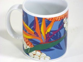 Hilo Hattie Hawaiian 1999 Coffee Cup Mug Bird of Paradise Design: Kitchen & Dining