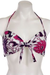 Milly Cabana Women's Sagaponnack Grape Halter Bikini Top, Large at  Womens Clothing store