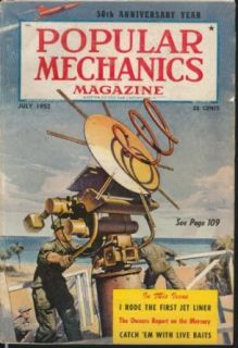 POPULAR MECHANICS Television Cameras Commercial Photography Mercury ++ 7 1952: Entertainment Collectibles