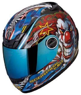 Scorpion EXO 400 Showtime Motorcycle Helmet Small Red: Automotive