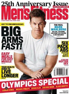 Men's Fitness Magazine July August 2012  Big Arms Fast  Sixpacs Abs  2012 Olympics Special  : Prints : Everything Else